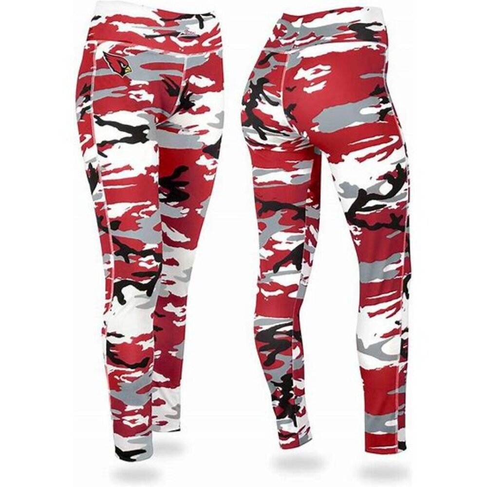 Zubaz Officially Licensed Arizona Cardinals NFL Camo Print Leggings